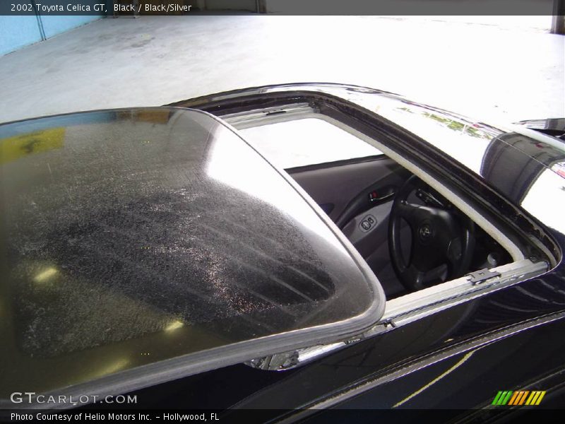 Black / Black/Silver 2002 Toyota Celica GT
