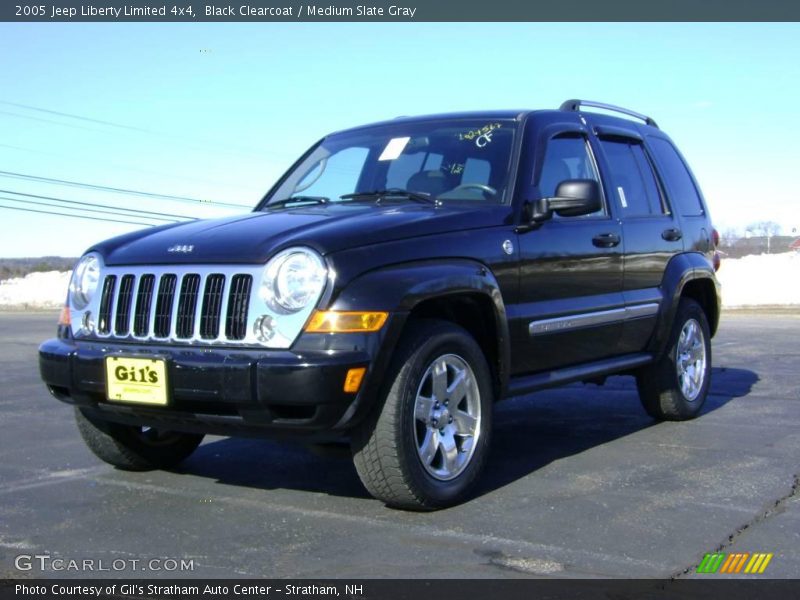 Black Clearcoat / Medium Slate Gray 2005 Jeep Liberty Limited 4x4