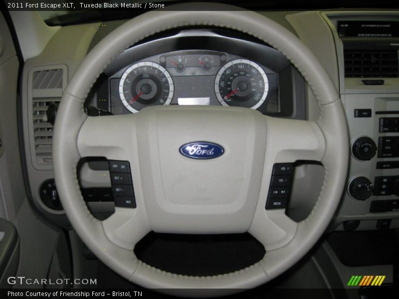 Tuxedo Black Metallic / Stone 2011 Ford Escape XLT