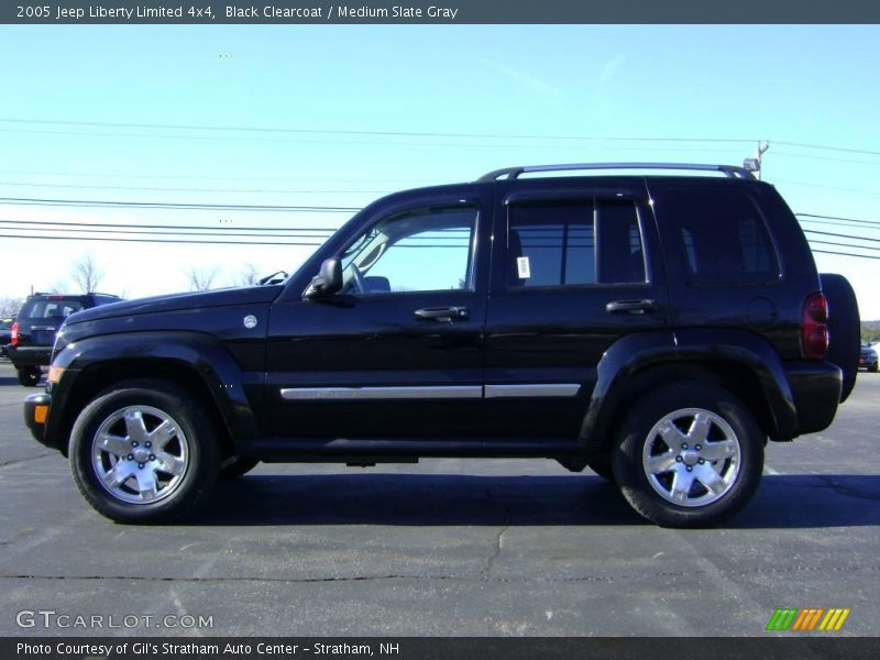 Black Clearcoat / Medium Slate Gray 2005 Jeep Liberty Limited 4x4