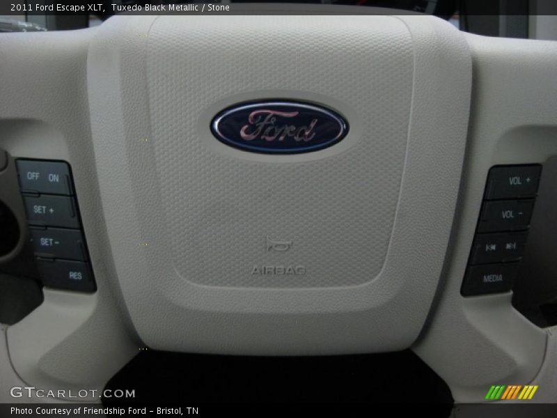 Tuxedo Black Metallic / Stone 2011 Ford Escape XLT