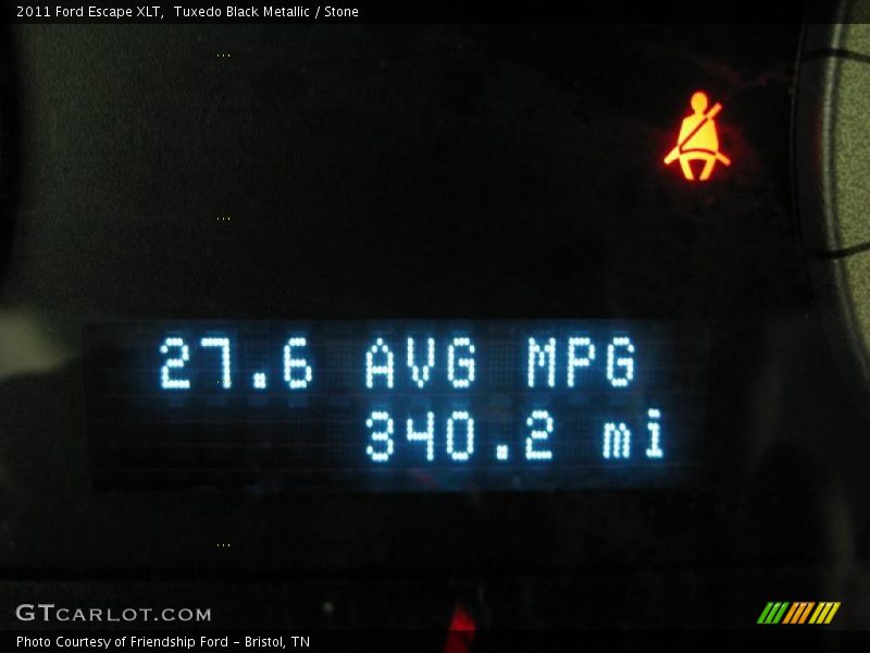 Tuxedo Black Metallic / Stone 2011 Ford Escape XLT