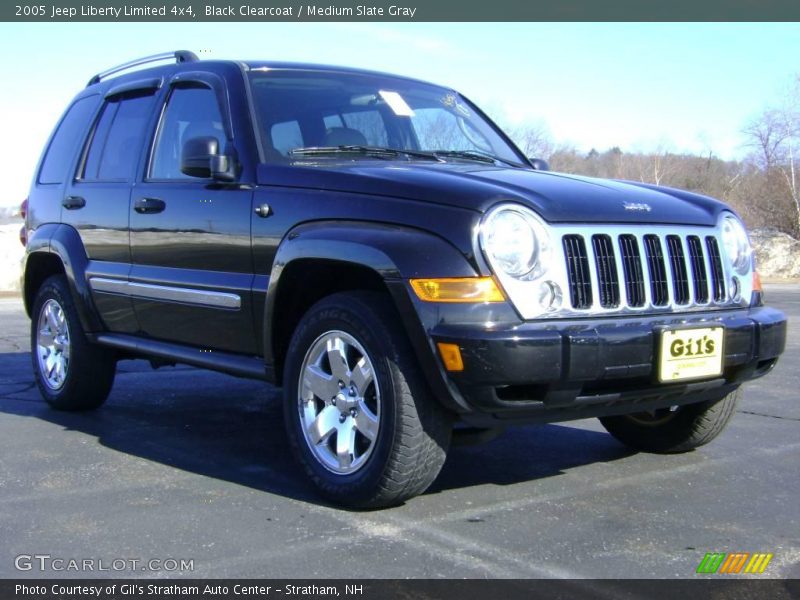 Black Clearcoat / Medium Slate Gray 2005 Jeep Liberty Limited 4x4