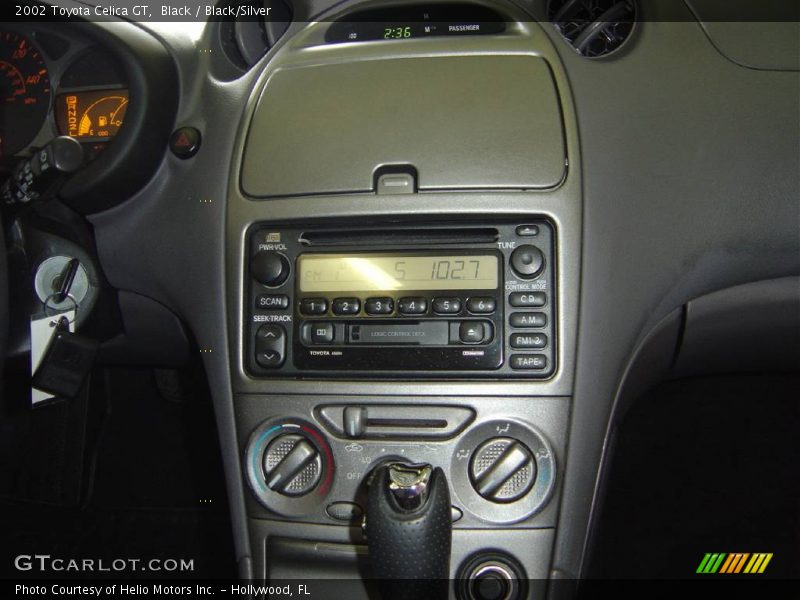 Black / Black/Silver 2002 Toyota Celica GT