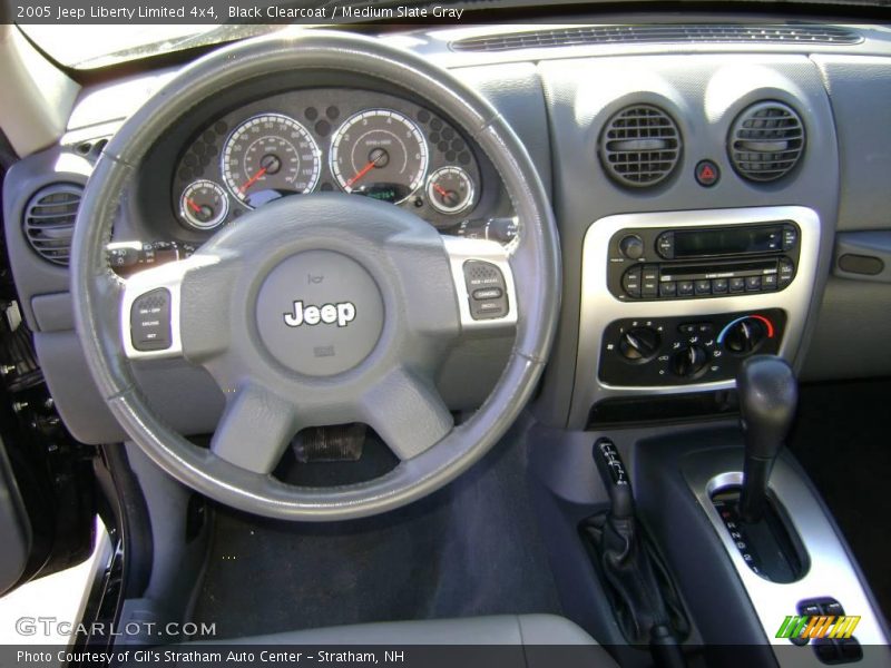 Black Clearcoat / Medium Slate Gray 2005 Jeep Liberty Limited 4x4
