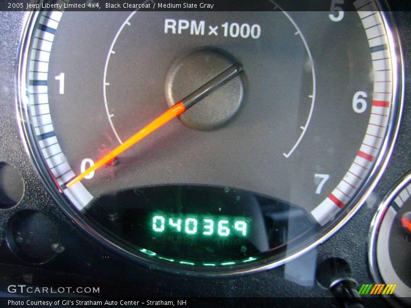 Black Clearcoat / Medium Slate Gray 2005 Jeep Liberty Limited 4x4