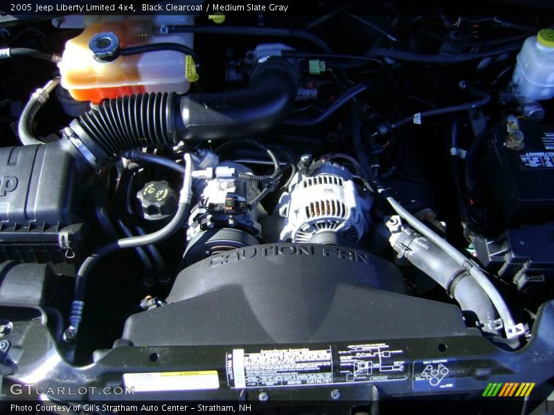 Black Clearcoat / Medium Slate Gray 2005 Jeep Liberty Limited 4x4