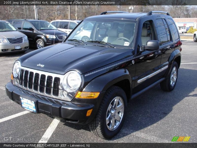 Black Clearcoat / Dark Khaki/Light Graystone 2005 Jeep Liberty Limited 4x4