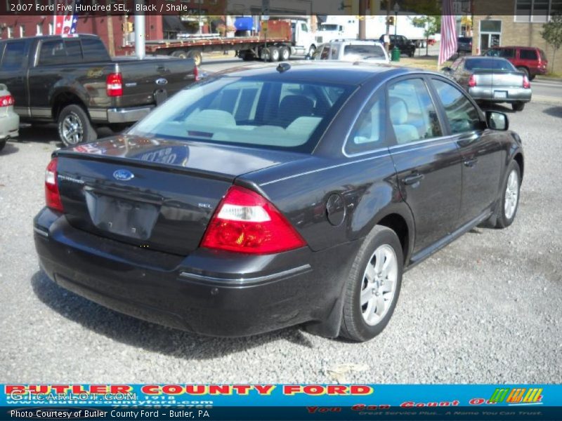 Black / Shale 2007 Ford Five Hundred SEL