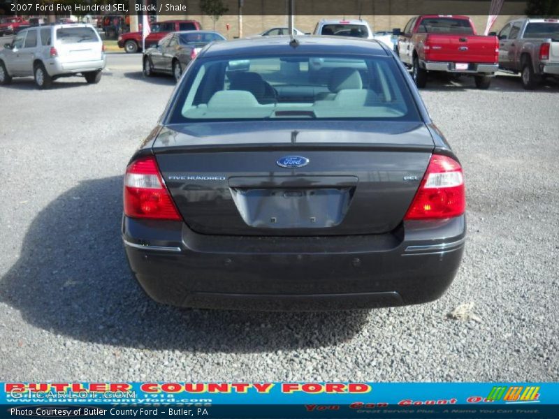 Black / Shale 2007 Ford Five Hundred SEL