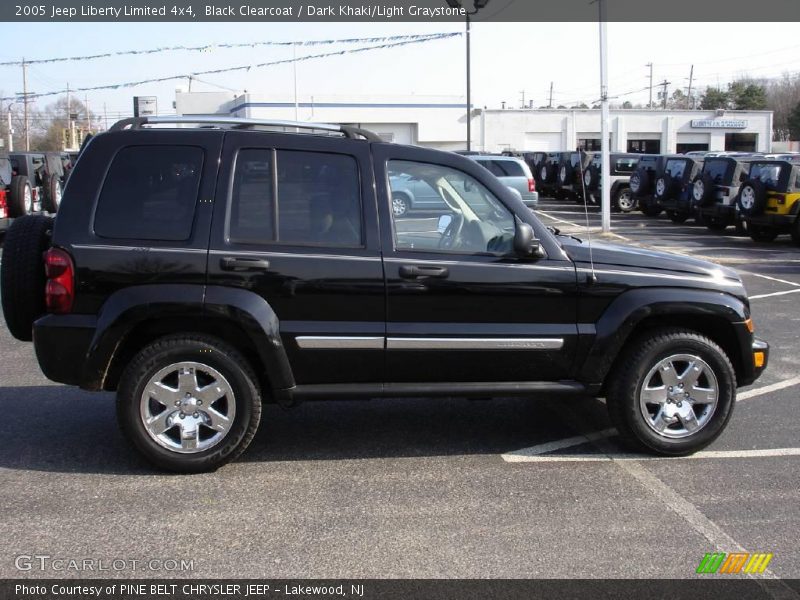 Black Clearcoat / Dark Khaki/Light Graystone 2005 Jeep Liberty Limited 4x4