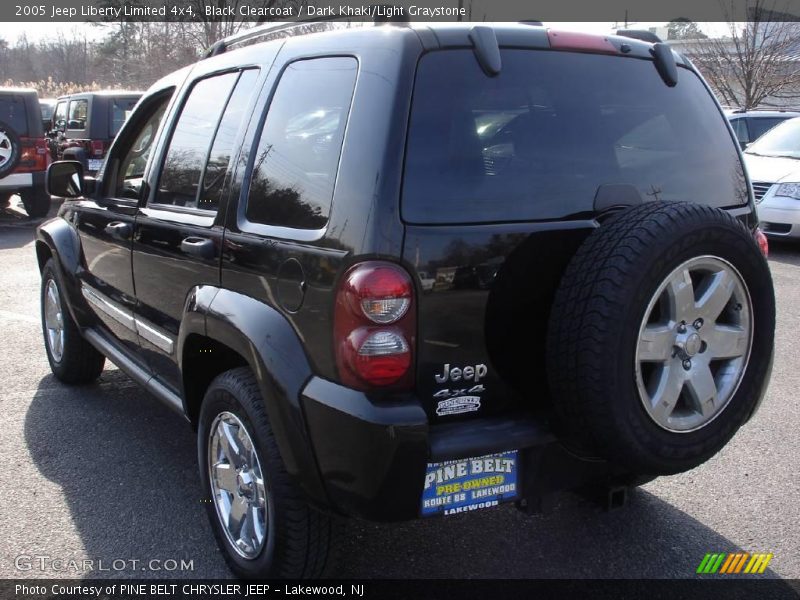 Black Clearcoat / Dark Khaki/Light Graystone 2005 Jeep Liberty Limited 4x4