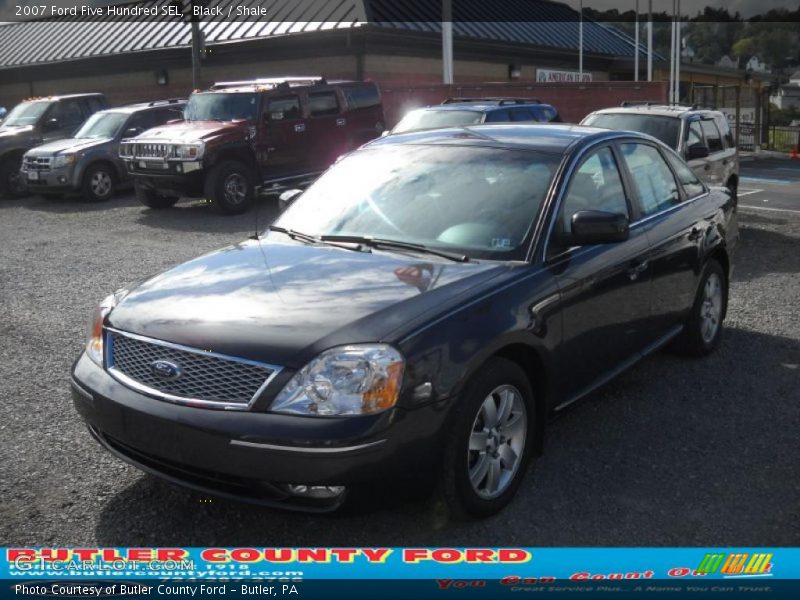 Black / Shale 2007 Ford Five Hundred SEL