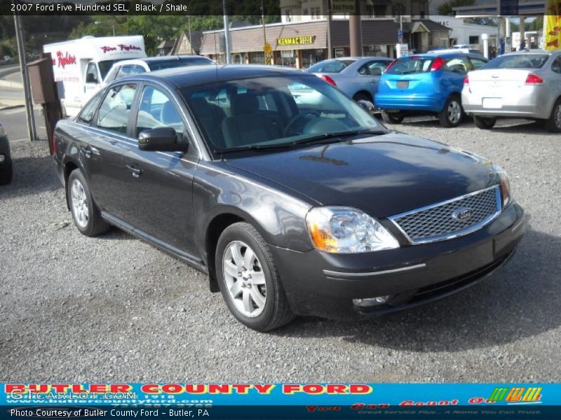 Black / Shale 2007 Ford Five Hundred SEL