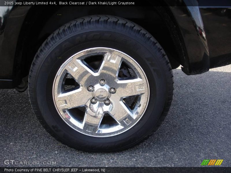 Black Clearcoat / Dark Khaki/Light Graystone 2005 Jeep Liberty Limited 4x4