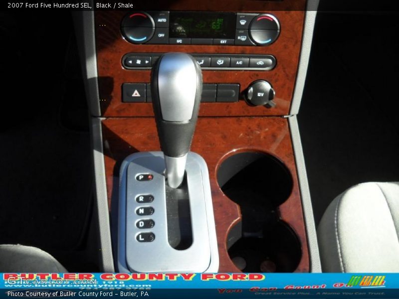 Black / Shale 2007 Ford Five Hundred SEL