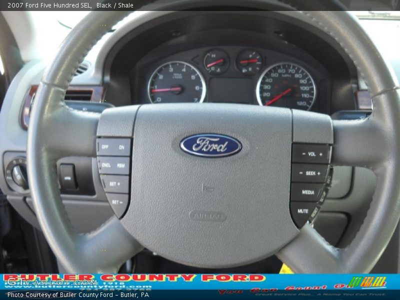 Black / Shale 2007 Ford Five Hundred SEL