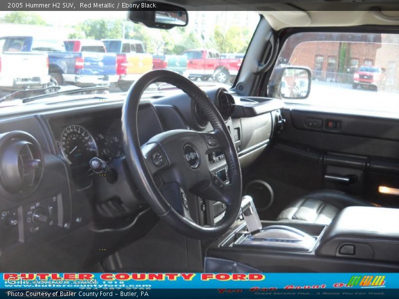 Red Metallic / Ebony Black 2005 Hummer H2 SUV