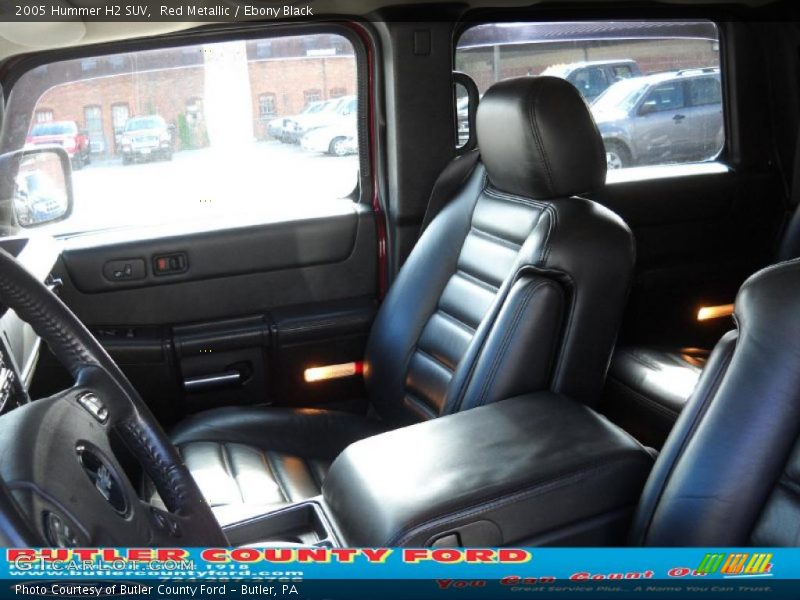 Red Metallic / Ebony Black 2005 Hummer H2 SUV