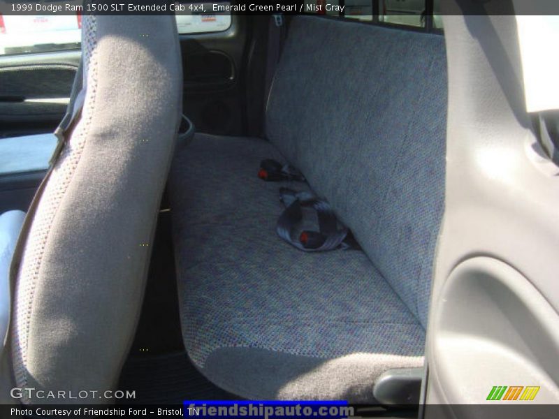 Emerald Green Pearl / Mist Gray 1999 Dodge Ram 1500 SLT Extended Cab 4x4