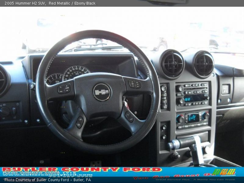 Red Metallic / Ebony Black 2005 Hummer H2 SUV