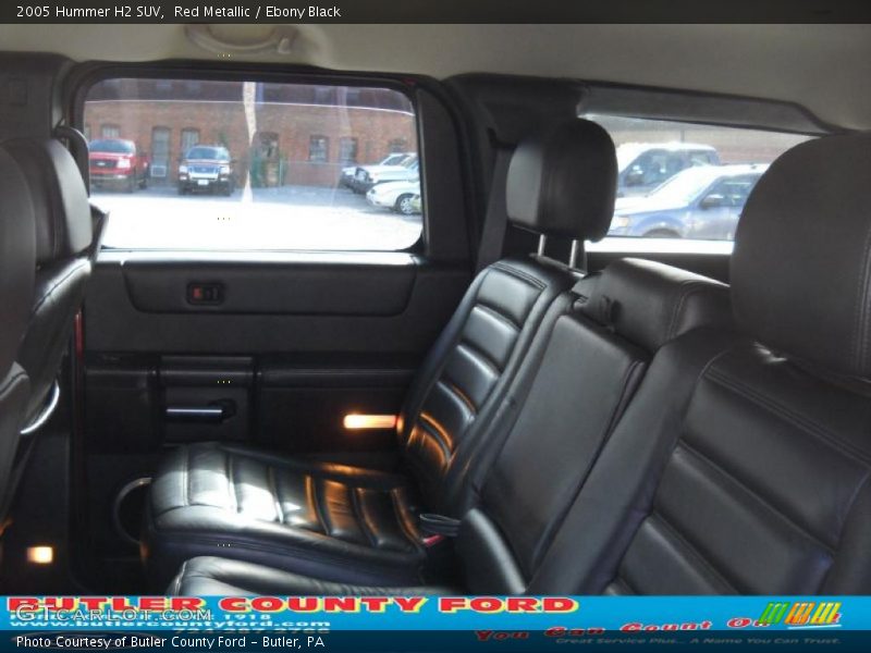 Red Metallic / Ebony Black 2005 Hummer H2 SUV