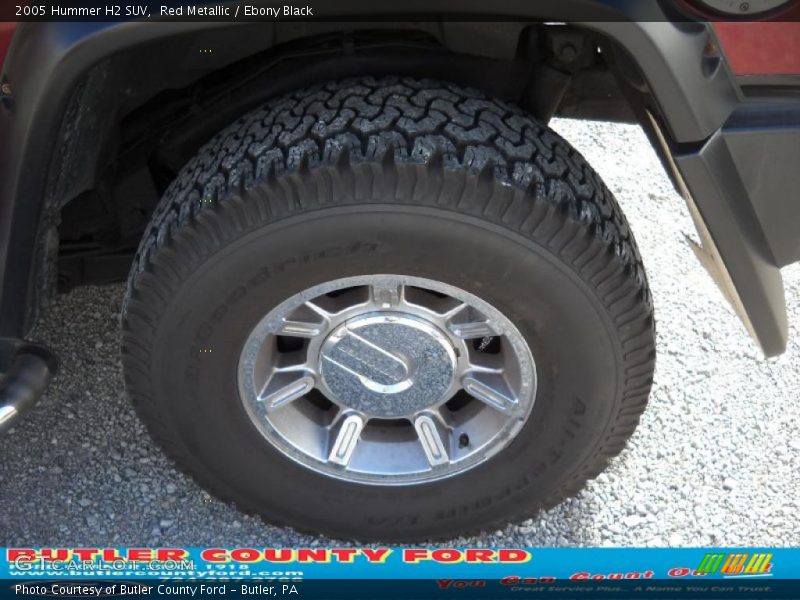 Red Metallic / Ebony Black 2005 Hummer H2 SUV