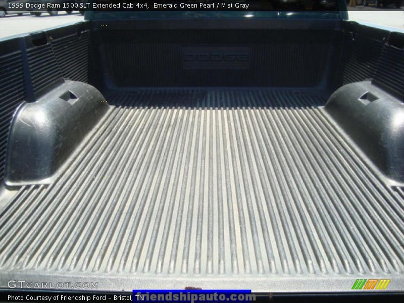 Emerald Green Pearl / Mist Gray 1999 Dodge Ram 1500 SLT Extended Cab 4x4