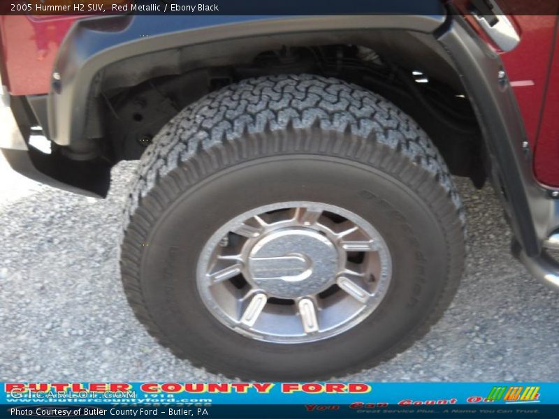 Red Metallic / Ebony Black 2005 Hummer H2 SUV