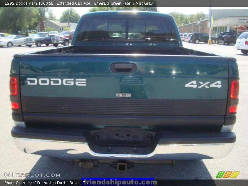 Emerald Green Pearl / Mist Gray 1999 Dodge Ram 1500 SLT Extended Cab 4x4