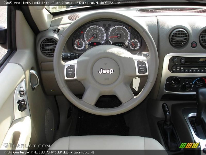Black Clearcoat / Dark Khaki/Light Graystone 2005 Jeep Liberty Limited 4x4
