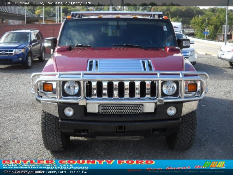 Red Metallic / Ebony Black 2005 Hummer H2 SUV