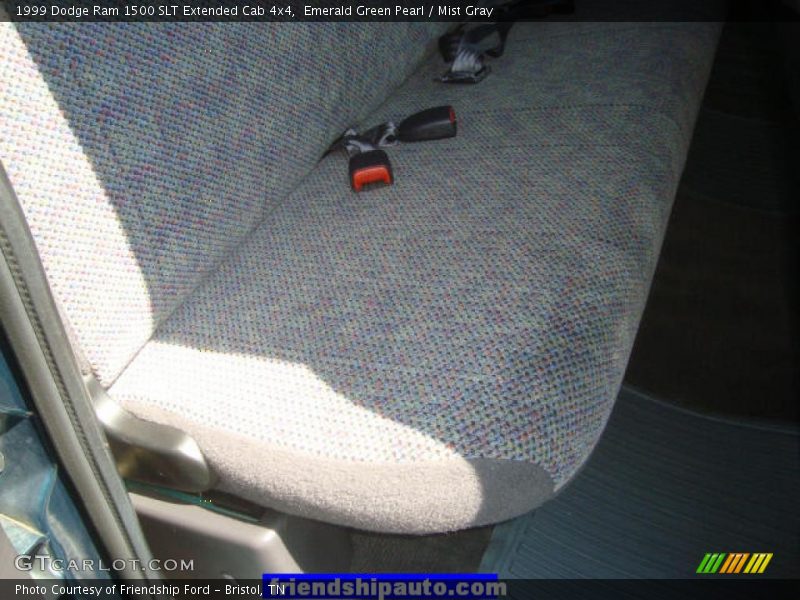 Emerald Green Pearl / Mist Gray 1999 Dodge Ram 1500 SLT Extended Cab 4x4