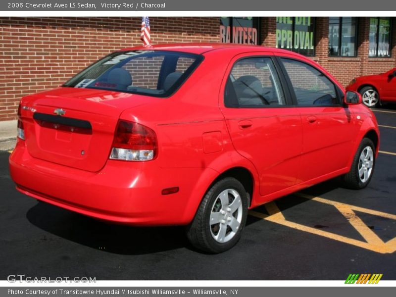 Victory Red / Charcoal 2006 Chevrolet Aveo LS Sedan
