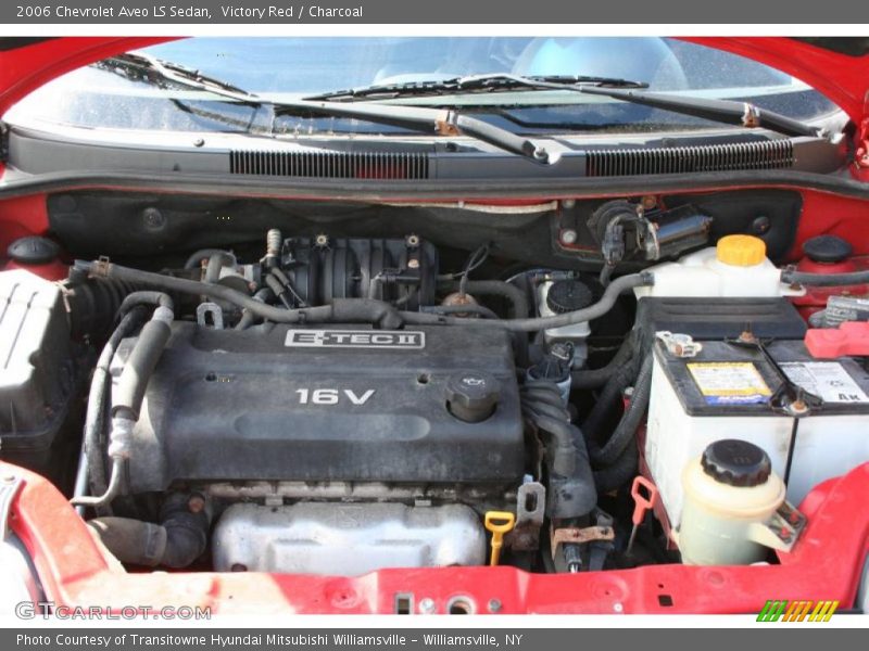 Victory Red / Charcoal 2006 Chevrolet Aveo LS Sedan