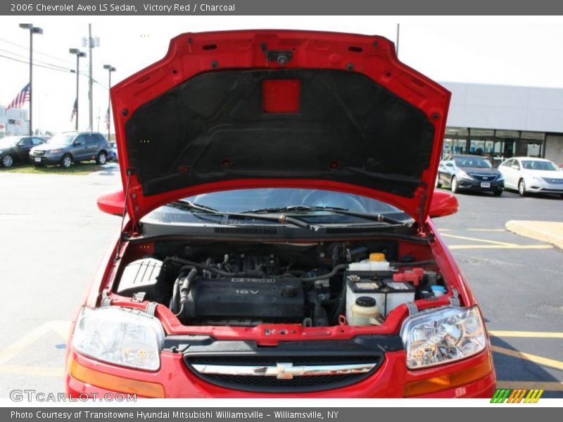 Victory Red / Charcoal 2006 Chevrolet Aveo LS Sedan