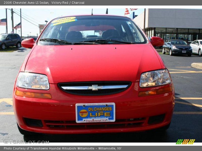 Victory Red / Charcoal 2006 Chevrolet Aveo LS Sedan