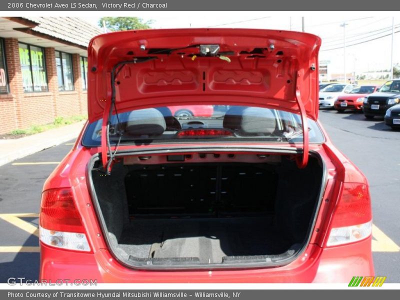 Victory Red / Charcoal 2006 Chevrolet Aveo LS Sedan