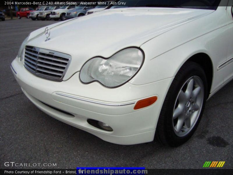 Alabaster White / Ash Grey 2004 Mercedes-Benz C 240 4Matic Sedan