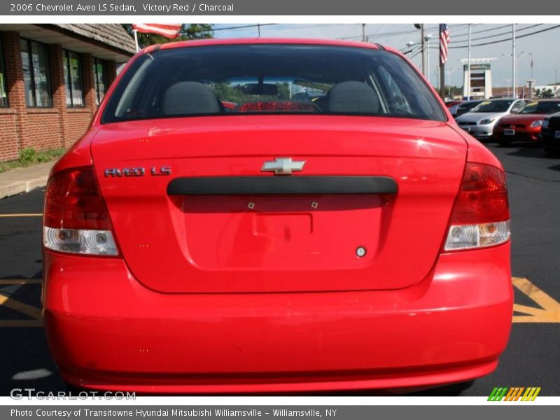 Victory Red / Charcoal 2006 Chevrolet Aveo LS Sedan