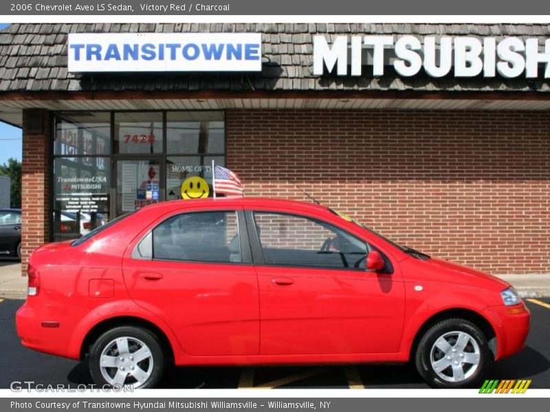 Victory Red / Charcoal 2006 Chevrolet Aveo LS Sedan