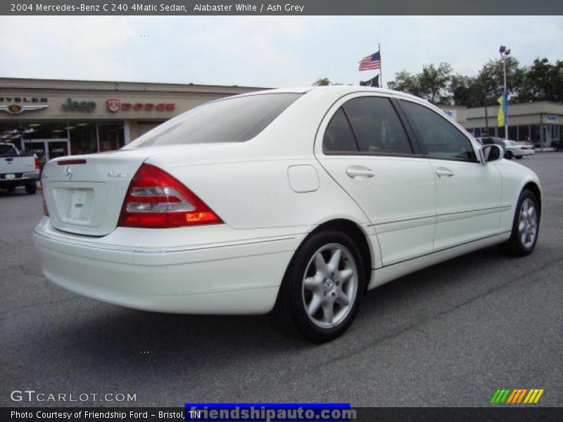 Alabaster White / Ash Grey 2004 Mercedes-Benz C 240 4Matic Sedan