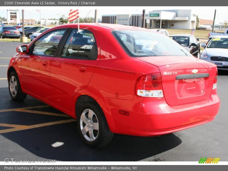 Victory Red / Charcoal 2006 Chevrolet Aveo LS Sedan