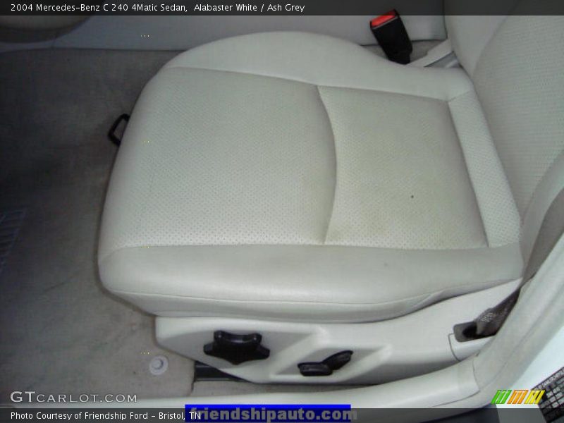 Alabaster White / Ash Grey 2004 Mercedes-Benz C 240 4Matic Sedan