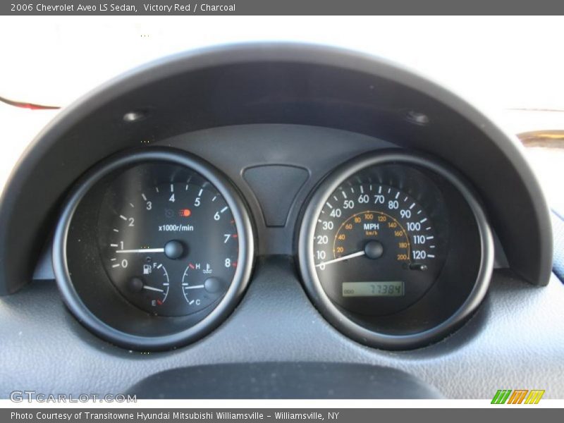 Victory Red / Charcoal 2006 Chevrolet Aveo LS Sedan