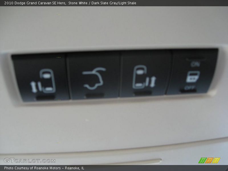 Stone White / Dark Slate Gray/Light Shale 2010 Dodge Grand Caravan SE Hero