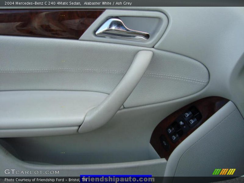 Alabaster White / Ash Grey 2004 Mercedes-Benz C 240 4Matic Sedan