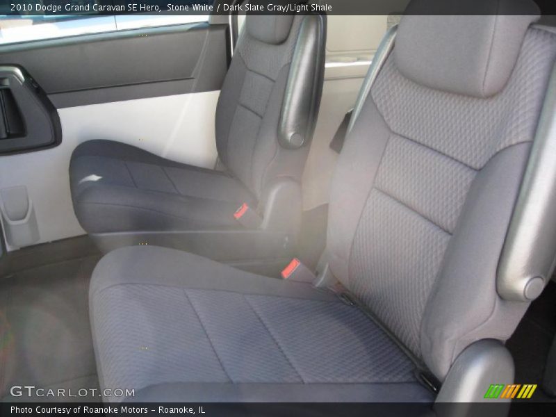 Stone White / Dark Slate Gray/Light Shale 2010 Dodge Grand Caravan SE Hero