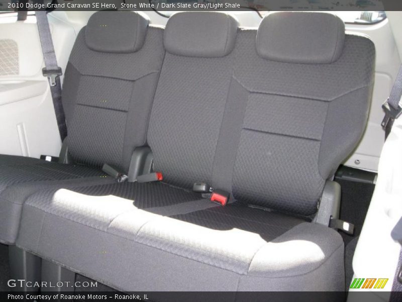 Stone White / Dark Slate Gray/Light Shale 2010 Dodge Grand Caravan SE Hero