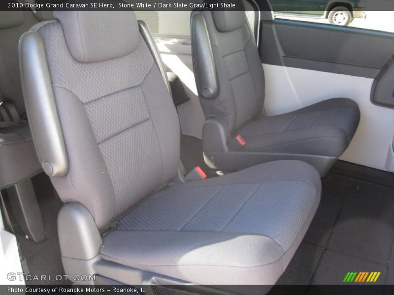 Stone White / Dark Slate Gray/Light Shale 2010 Dodge Grand Caravan SE Hero